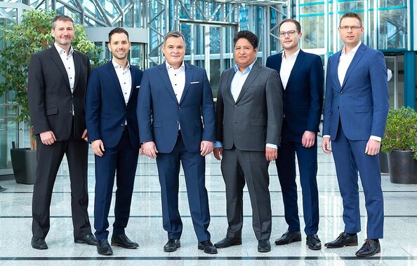 Gruppenfoto der Investmentprofis der Fonds Finanz