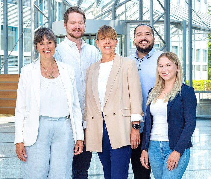 Gruppenfoto vom Team Bestandskauf der Fonds Finanz